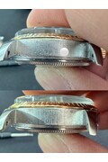 36mm • 1979 Rolex DateJust ref.16013 cal.3035 Champagne Dial 18k Gold Bezel Automatic